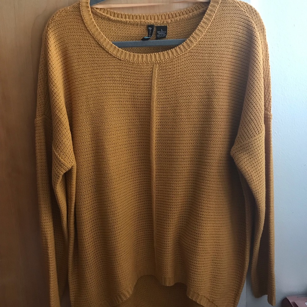 Mustard sweater
